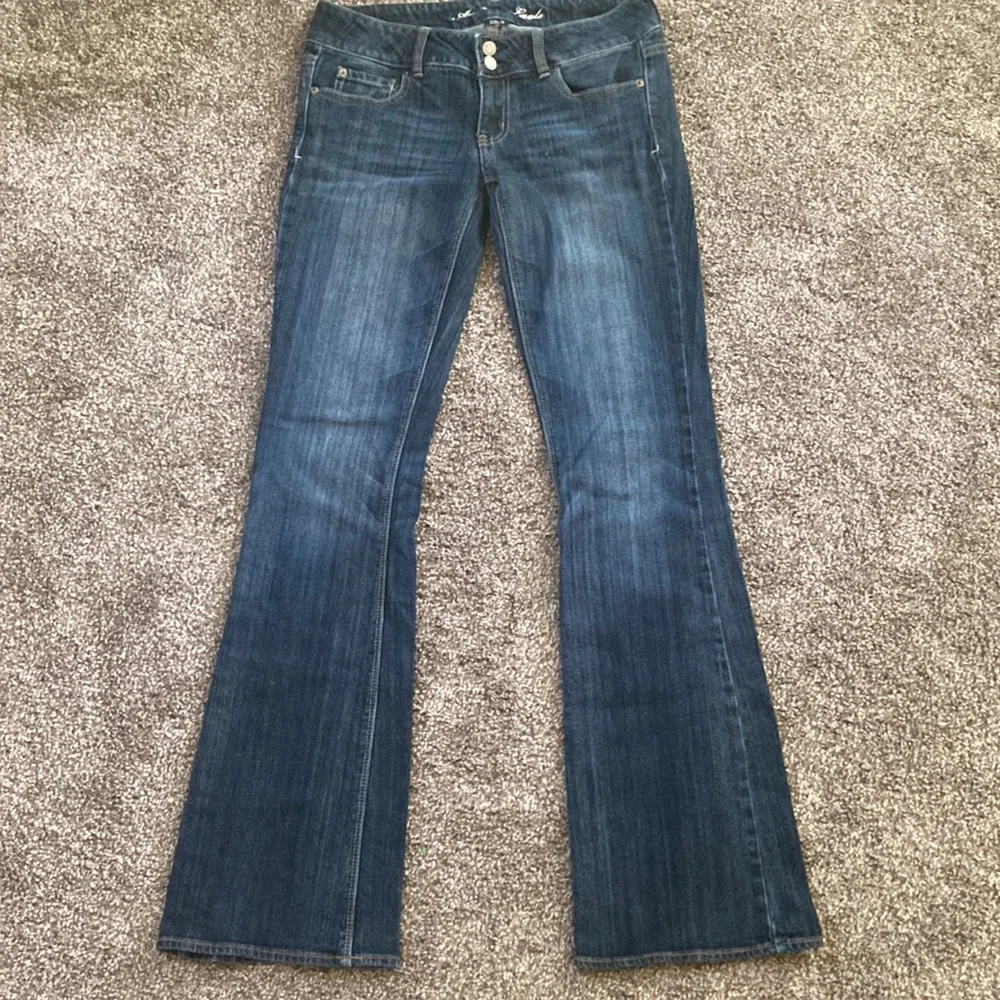 American Eagle blue jeans size 6L. Great condition - Picture 5 of 7